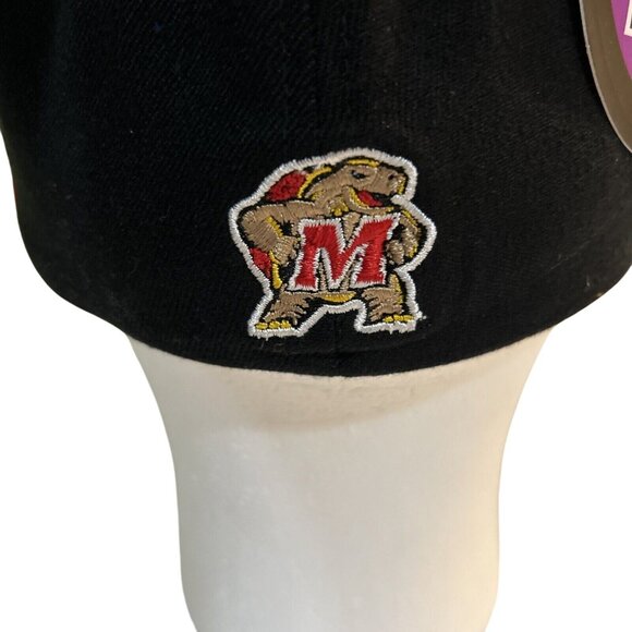 Maryland Terrapins Terps Stretch L Hat Curved Brim New Zephyr NCAA New - Picture 6 of 8